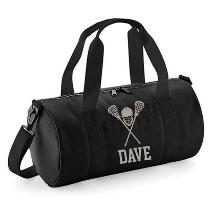 Personalised Lacrosse Barrel Bag 12L, Sports Holdall for Kids