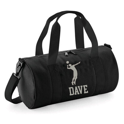 Personalised Volleyball Barrel Bag, Kids Sports Bag with Name