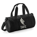 Personalised Rugby Player Barrel Bag | Kids Sports Holdall with Name