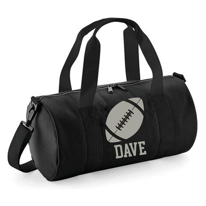 Personalised Rugby Ball Barrel Bag 12L - With Logo & Name