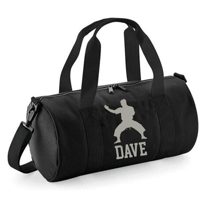 Personalised Martial Arts Gym Kids Holdall – 12L Barrel Bag
