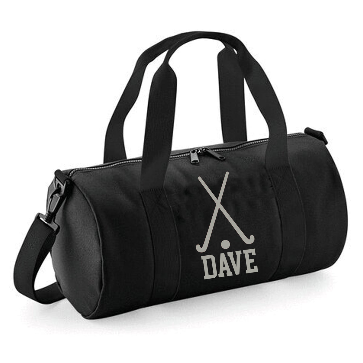 Personalised Hockey Sticks Barrel Bag | Kids Sports Holdall with Name