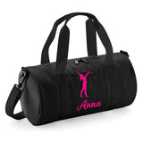 Personalised Baton Twirl Barrel Bag | Kids Sports Holdall with Name