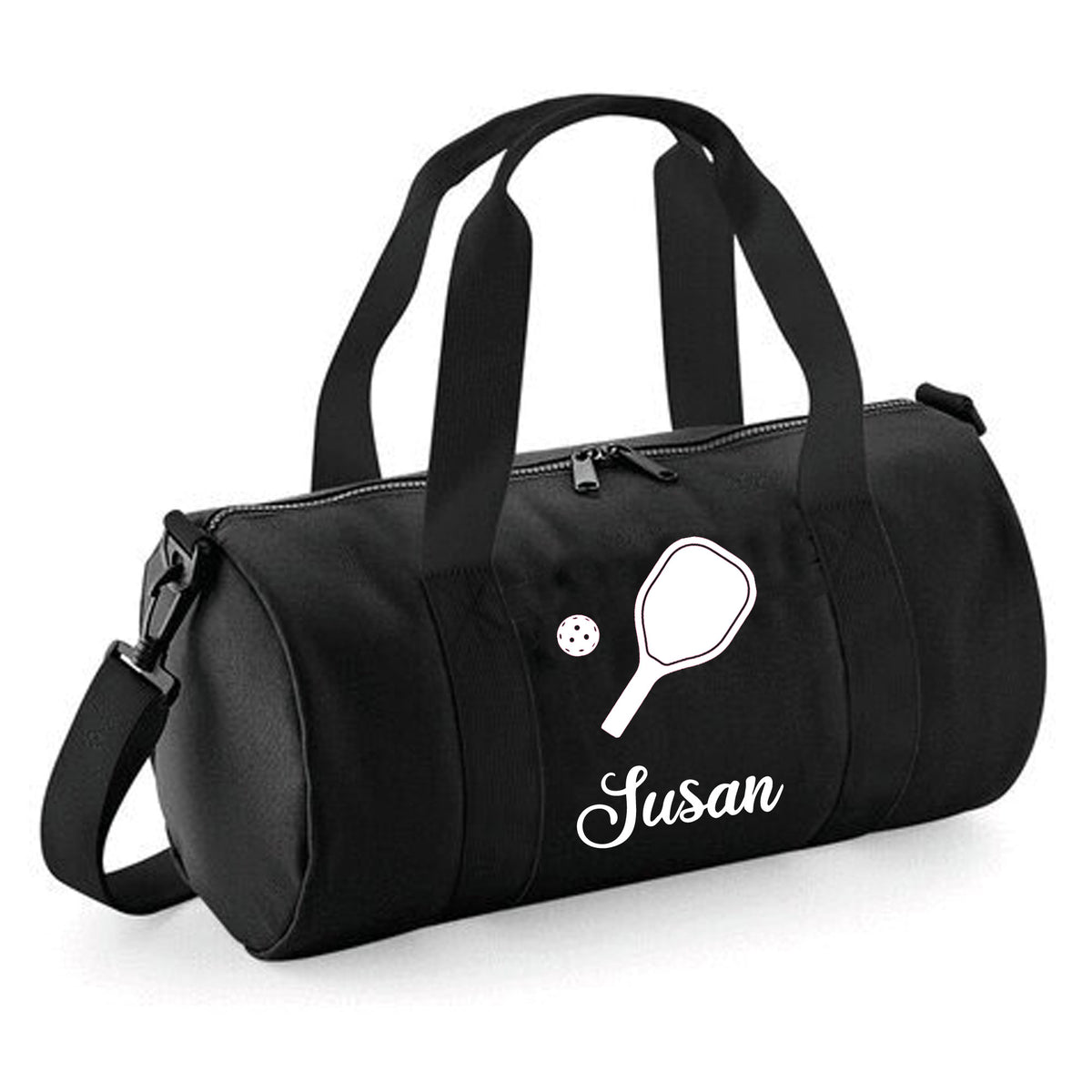 Personalised Pickleball Barrel Bag | Kids Sports Holdall with Name