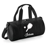 Personalised Pickleball Barrel Bag | Kids Sports Holdall with Name
