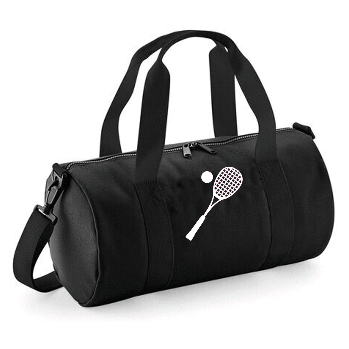 Personalised Squash Bag | Kids Barrel Holdall with Name