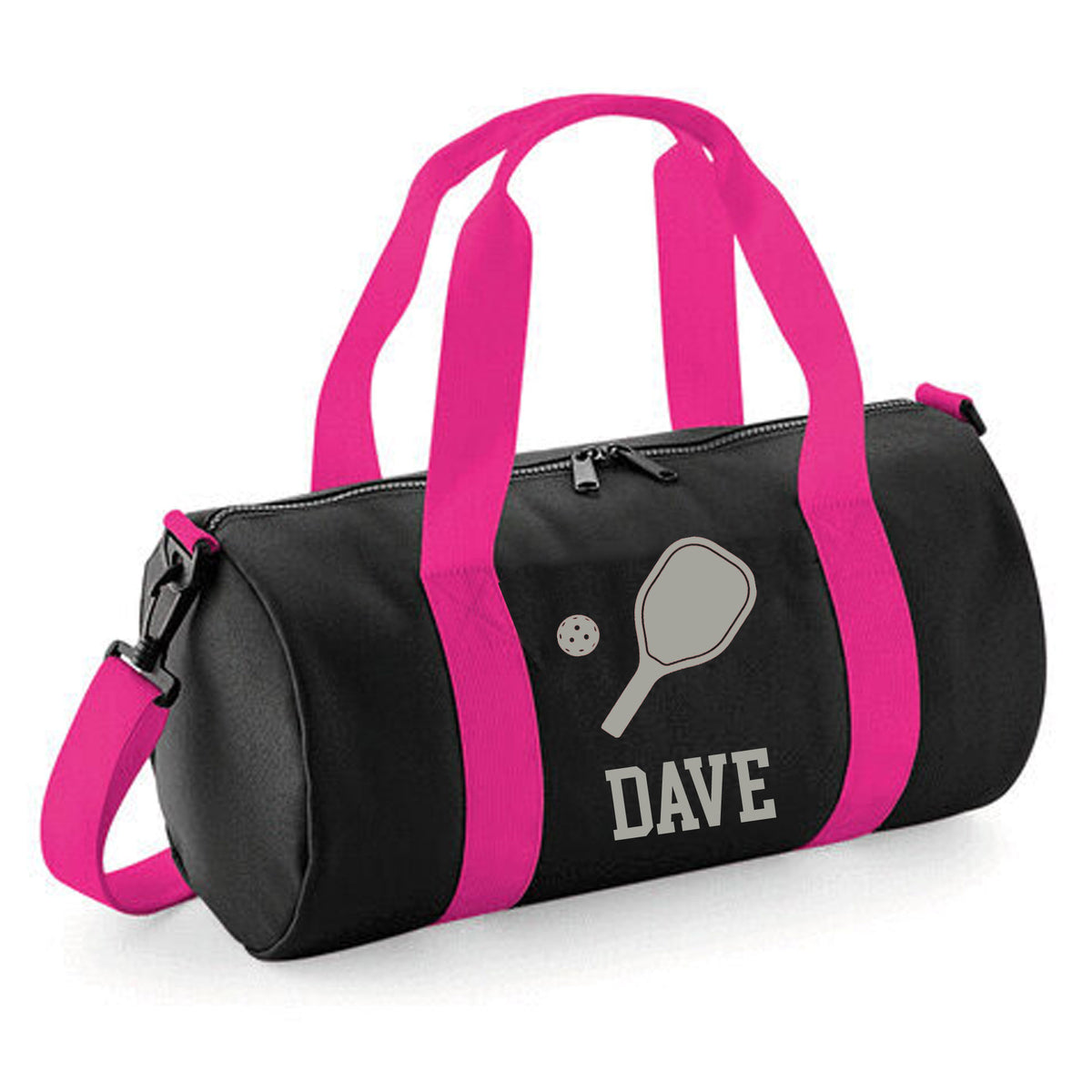 Personalised Pickleball Barrel Bag | Kids Sports Holdall with Name