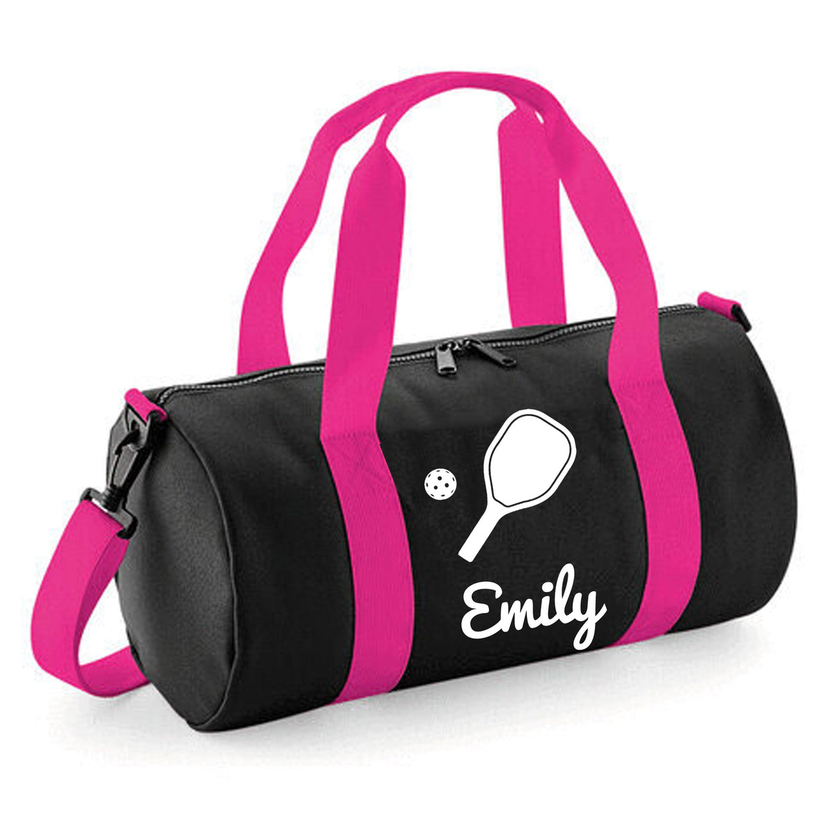 Personalised Pickleball Barrel Bag | Kids Sports Holdall with Name