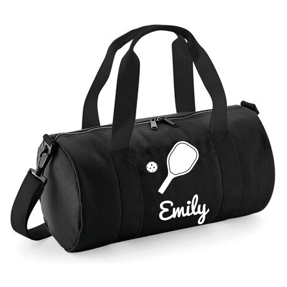 Personalised Pickleball Barrel Bag | Kids Sports Holdall with Name