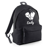 Personalised Boxing Gloves Backpack | Kids School Bag with Name