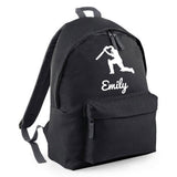 Personalised Cricket Backpack | Kids School Bag with Name