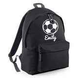 Personalised Football Backpack | Kids School Bag with Name