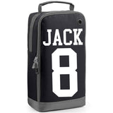 Football Boot Bag or Shoe Bag – Personalised with Name & Number