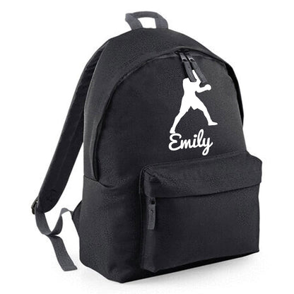 Personalised Boxer Design Backpack, Kids Rucksack Bag with Name