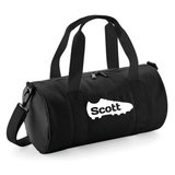 Personalised Football Boot Barrel Bag | Kids Sports Holdall with Name