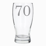 Name and Age Engraved Pint Glass – Personalised Birthday Gift