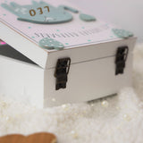 Blue Personalised Baby Keepsake Box  - Always Looking Good -   
