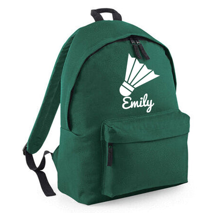 Personalised Badminton Backpack, Kids Rucksack Bag with Name