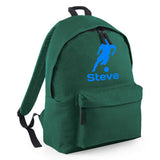 Personalised Footballer Backpack | Kids School Bag with Name