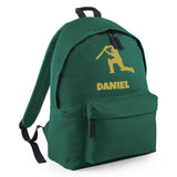 Personalised Cricket Backpack | Kids School Bag with Name
