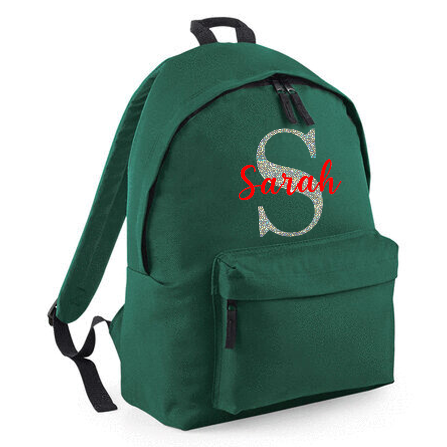 Personalised Name & Initial Backpack, Kids Rucksack with Name & Design