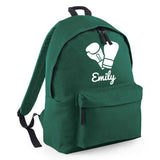 Personalised Boxing Gloves Backpack | Kids School Bag with Name