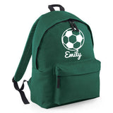 Personalised Football Backpack | Kids School Bag with Name