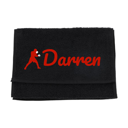 Personalised Embroidered Boxing Towel  - Always Looking Good -   