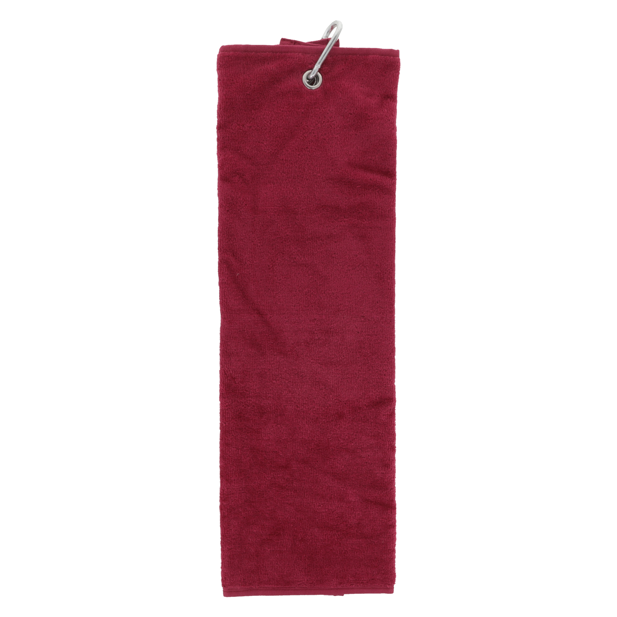 Personalised Lawn Bowls Towel – Tri-Fold with Name & Carabiner Clip