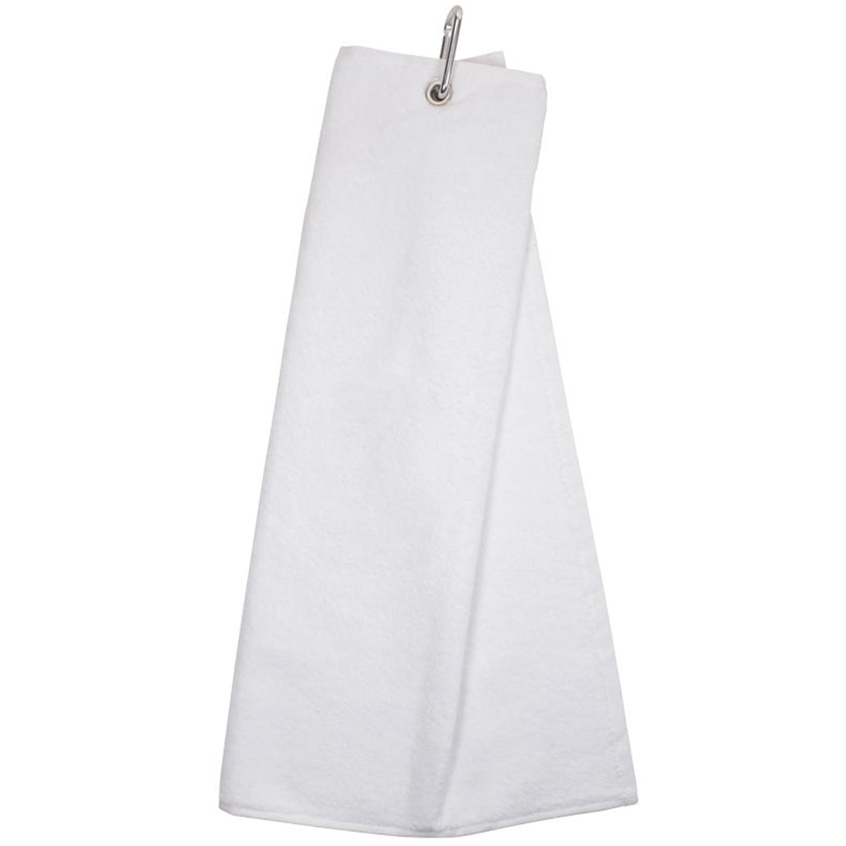 Personalised GOLF Towel - Embroidered Trifold Towel with Carabiner Clip