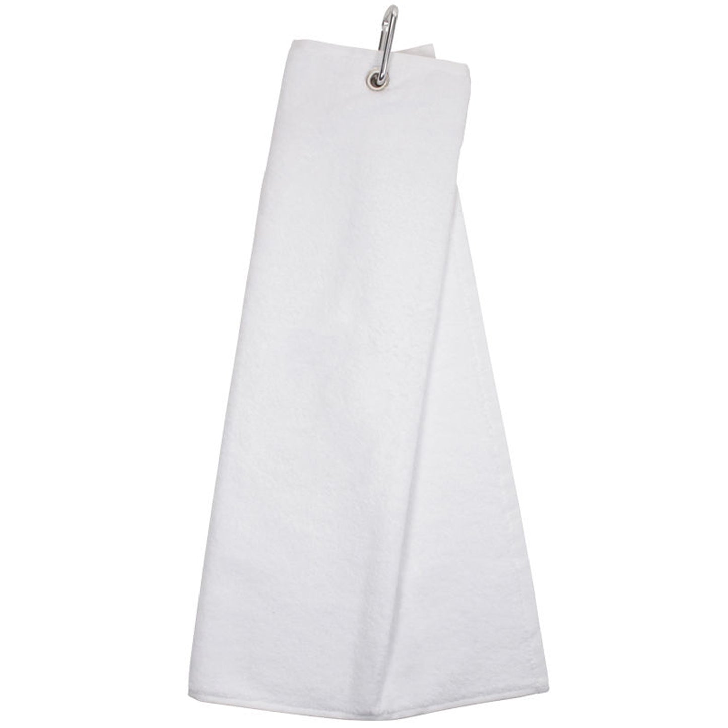 Personalised GOLF Towel - Embroidered Trifold Towel with Carabiner Clip
