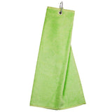 Personalised Lawn Bowls Towel – Tri-Fold with Name & Carabiner Clip