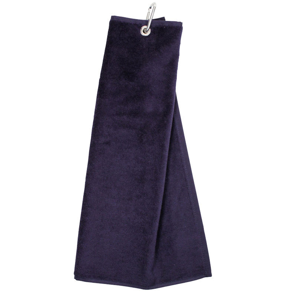 Personalised GOLF Towel - Embroidered Trifold Towel with Carabiner Clip