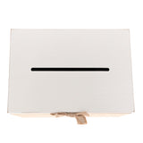 Blank Wedding or Party Card White & Wooden Memory PostBox Craft Create your Own  - Always Looking Good -   