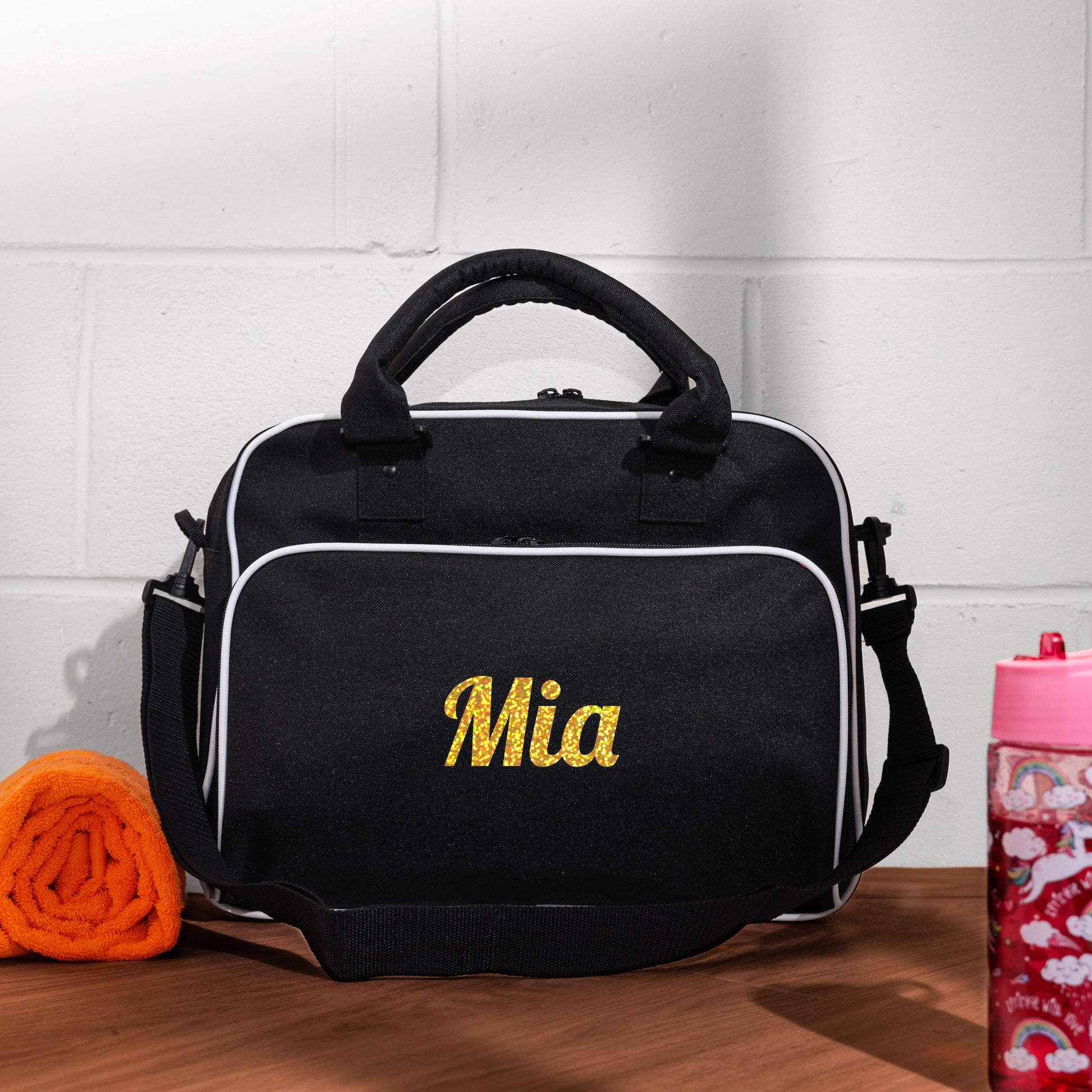 Personalised Girls Sports Bag with Name Dancing Swimming Gymnastic School Gym Bag  - Always Looking Good -   