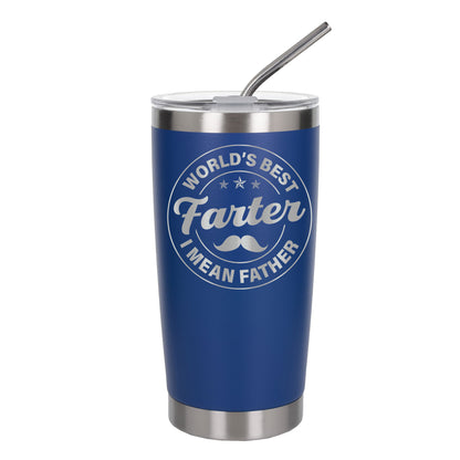 Personalised Best Farter I Mean Father Thermal Cup for Birthday Present