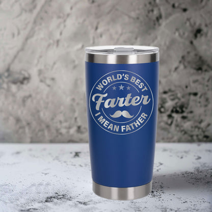 Personalised Best Farter I Mean Father Thermal Cup for Birthday Present