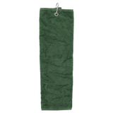 Personalised GOLF Towel - Embroidered Trifold Towel with Carabiner Clip