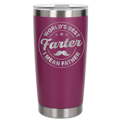 Personalised Best Farter I Mean Father Thermal Cup for Birthday Present