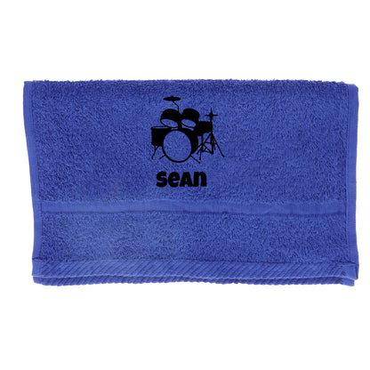 Personalised Embroidered Drummer Towel  - Always Looking Good -   