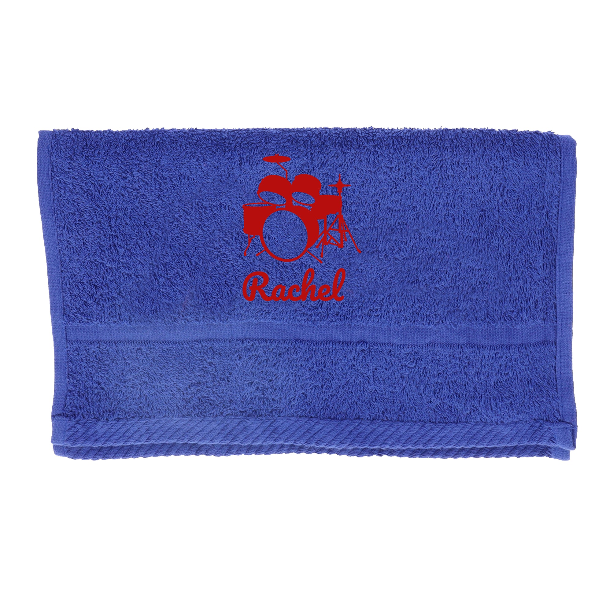 Personalised Embroidered Drummer Towel  - Always Looking Good -   