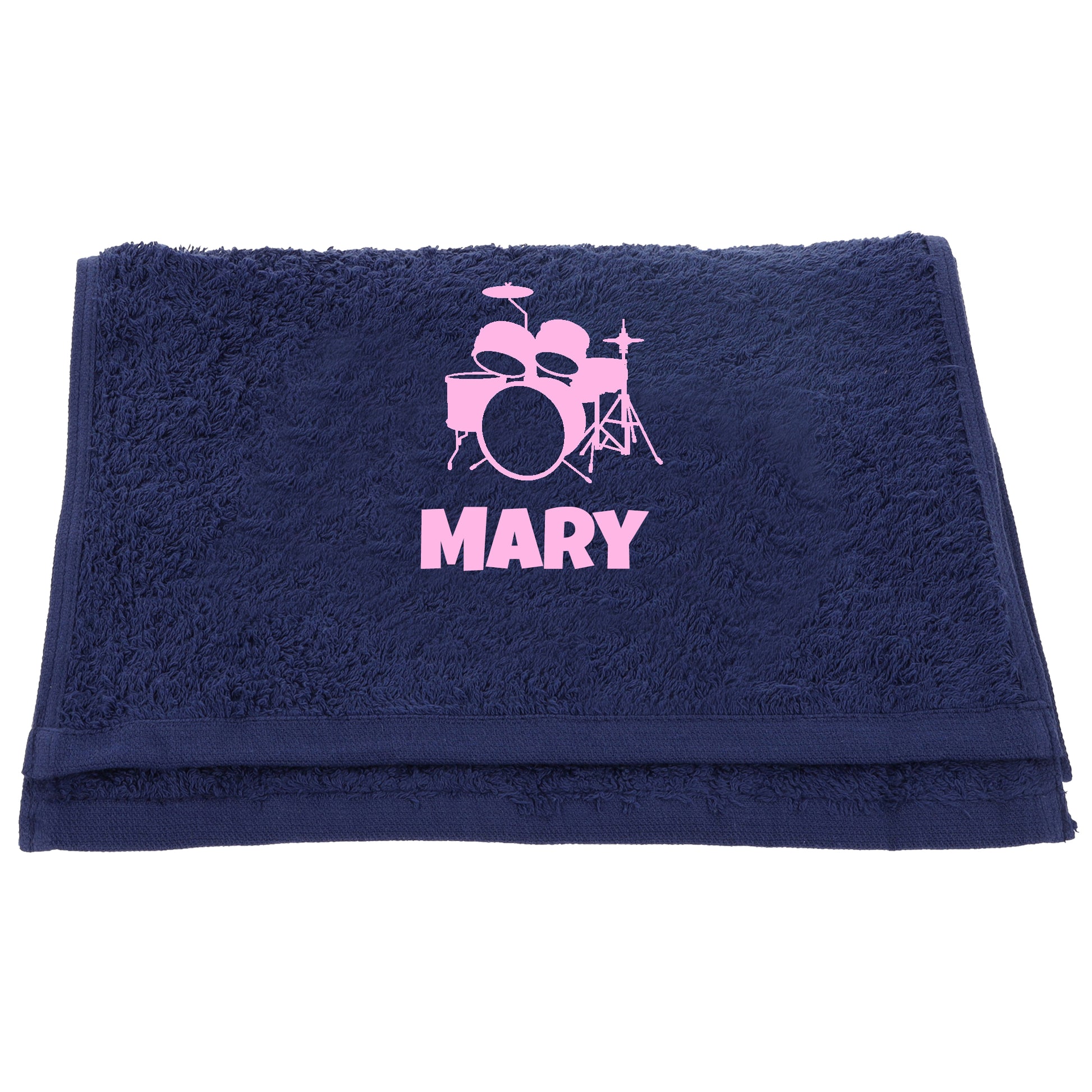 Personalised Embroidered Drummer Towel  - Always Looking Good -   