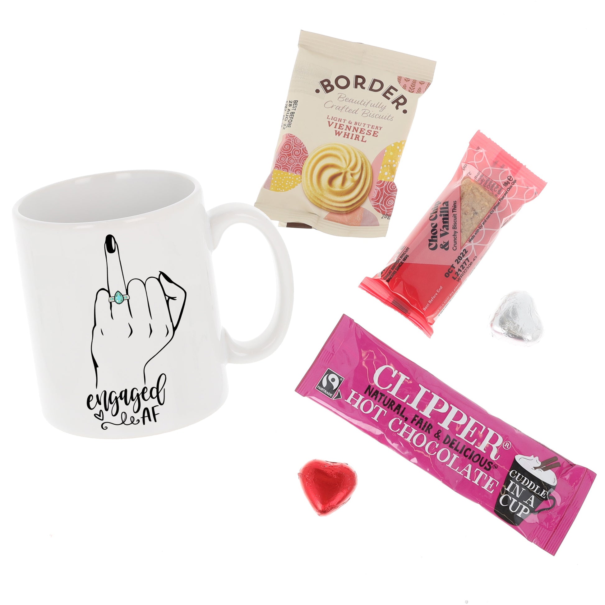 Personalised Engaged AF Does This Ring Make Me Look Engaged Mug and/or Coaster Gift  - Always Looking Good -   