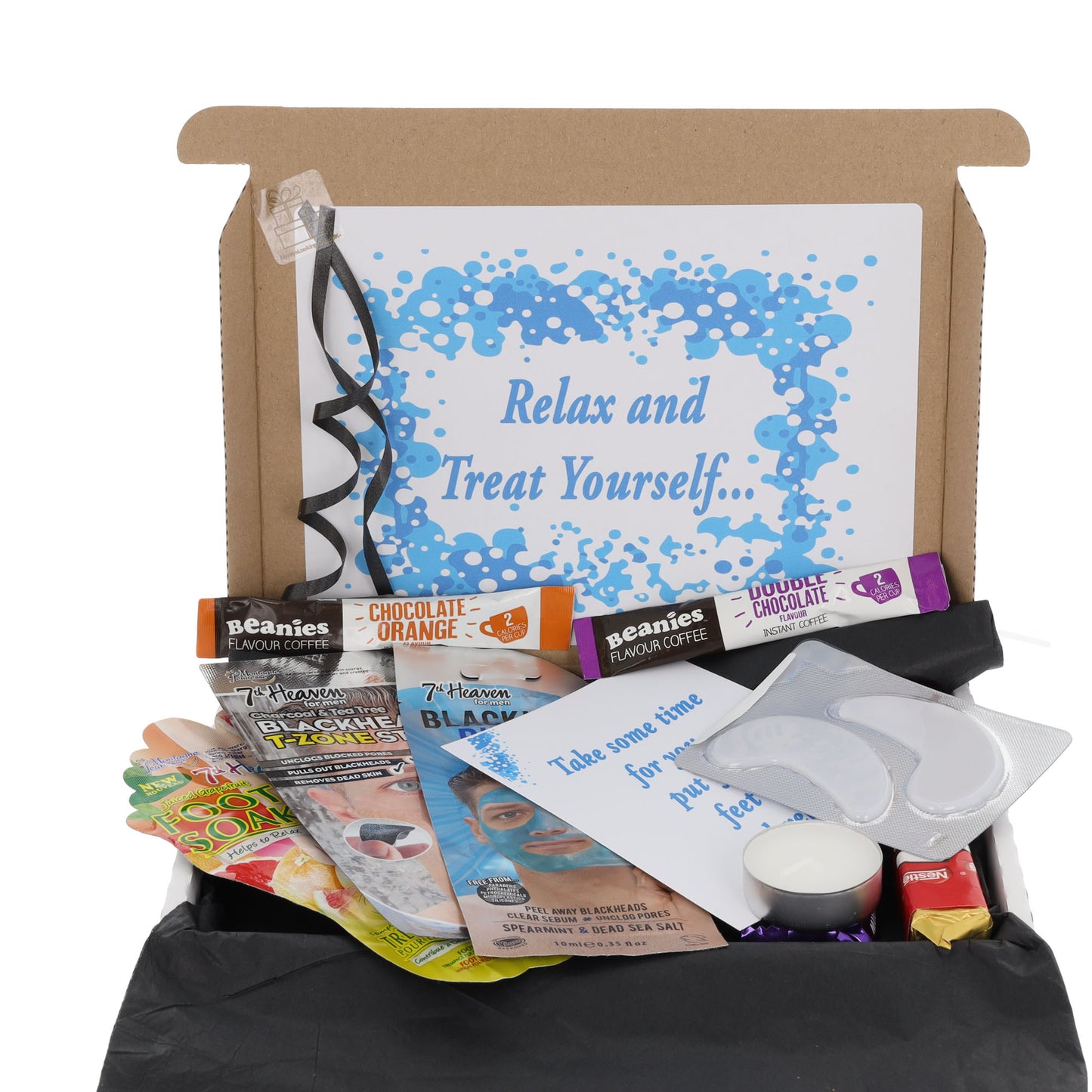 Pamper Treat & Sweet Box for Men Letterbox Gift  - Always Looking Good -   