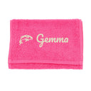 Personalised Embroidered Fishing Towel  - Always Looking Good - Pink  
