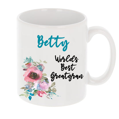 Personalised Mug And Coaster Set For Great Grandmothers