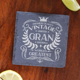 Gift For Relatives - Vintage 'ANY RELATIVE' Engraved Whisky Glass