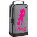 Football Boot Bag or Shoe Bag – Personalised with Name | Girl Footballer Design