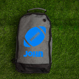 Rugby Boot Bag or Shoe Bag – Personalised with Name | Rugby Ball Design
