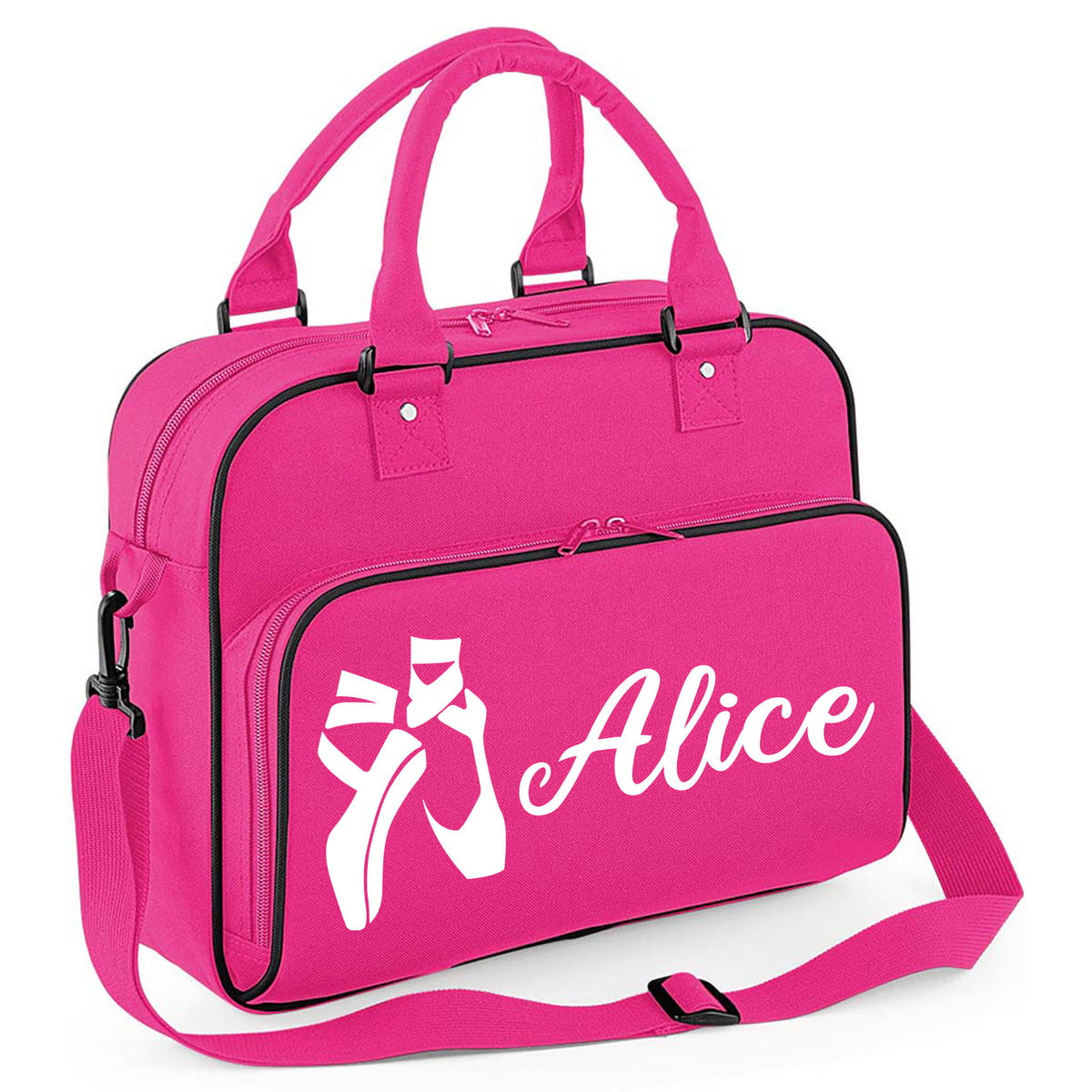 Kids Dance Bag – Personalised with Name | Ballet Shoes Design